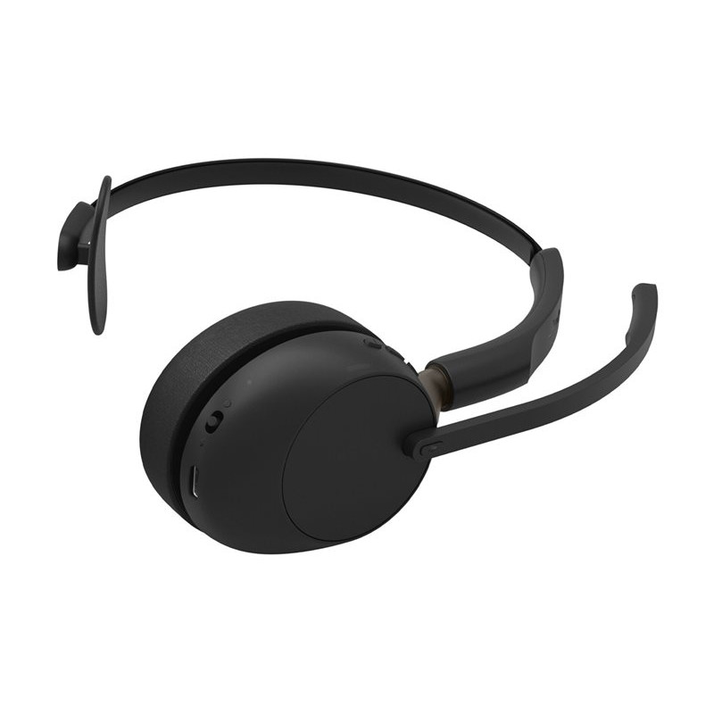 Jabra Evolve3 65 UC mono headset, Link 390c, oplaadstandaard, zwart (36599-889-889)
