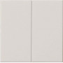 Gira 536203 S3000 bedieningsinzet 2-voudig System 55, zuiver wit glanzend
