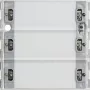 Gira drukknopsensor 3 Comfort 513300, 3-voudig, KNX, System 55