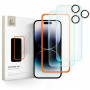 Tech-Protect Supreme Set gehard glas voor Apple iPhone 16 Pro Max, transparant (3 stuks)
