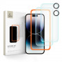 Tech-Protect Supreme Set gehard glas voor Apple iPhone 16, transparant (3 st.)