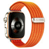 Tech-Protect nylon horlogeband voor Huawei Watch Fit 3 / 4 / 4 Pro / 5 / 5 Pro, oranje