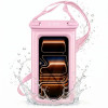 Tech-Protect UWC7 universele waterdichte drijvende hoes voor smartphones tot 6,9 inch, roze