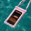 Tech-Protect UWC7 universele waterdichte drijvende hoes voor smartphones tot 6,9 inch, roze
