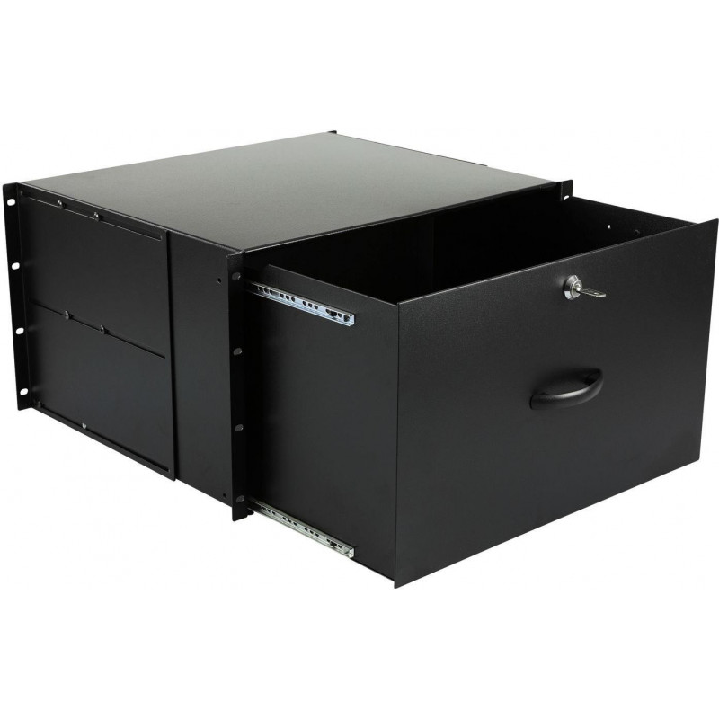 Lanview RAD115BL rackaccessoire, 6U, 19-inch, ovaal, 482 mm, 50 kg, zwart