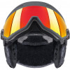 UVEX Wanted Visor skibrilhelm, 58-61 cm (L), zwart