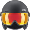 UVEX Wanted Visor skibrilhelm, 58-61 cm (L), zwart