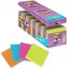 3M Post-it Super Sticky Notes 654SE24P, 76 x 76 mm, 90 vellen per blok, 4 kleuren (voordeelverpakking)