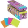 3M Post-it Super Sticky Notes 654SE24P, 76 x 76 mm, 90 vellen per blok, 4 kleuren (voordeelverpakking)