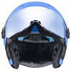 UVEX Rocket jr. Visor kinder skibrilhelm, blauw mat
