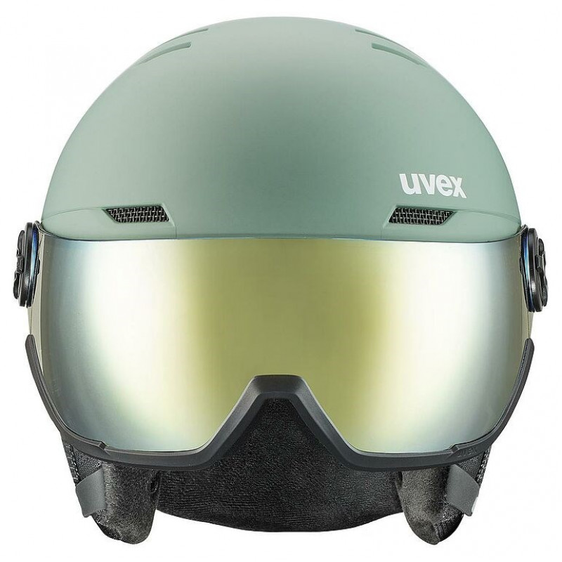 UVEX Wanted Visor skibrilhelm, 58-61 cm (L), groen