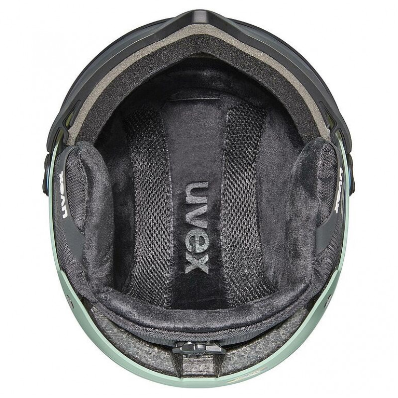 UVEX Wanted Visor skibrilhelm, 58-61 cm (L), groen