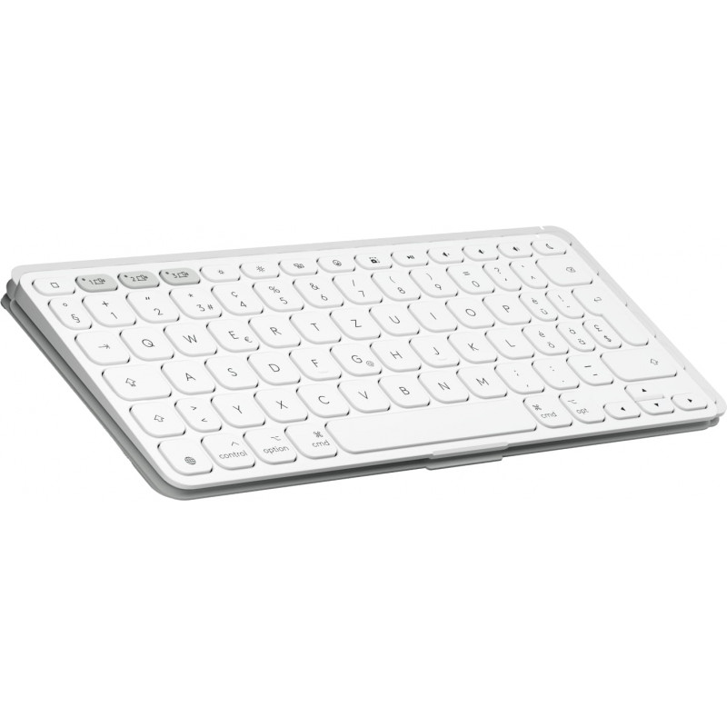 Logitech Keys-To-Go 2 voor iPad-toetsenbord (920-013009), lichtgrijs, Zwitserse layout