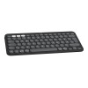 Logitech Pebble Keys 2 K380s Bluetooth-toetsenbord (920-011803), grafiet, Franse indeling