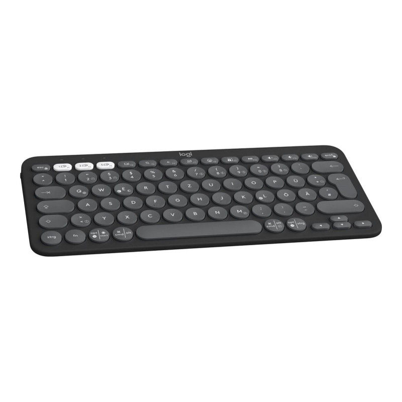 Logitech Pebble Keys 2 K380s Bluetooth-toetsenbord (920-011803), grafiet, Franse indeling