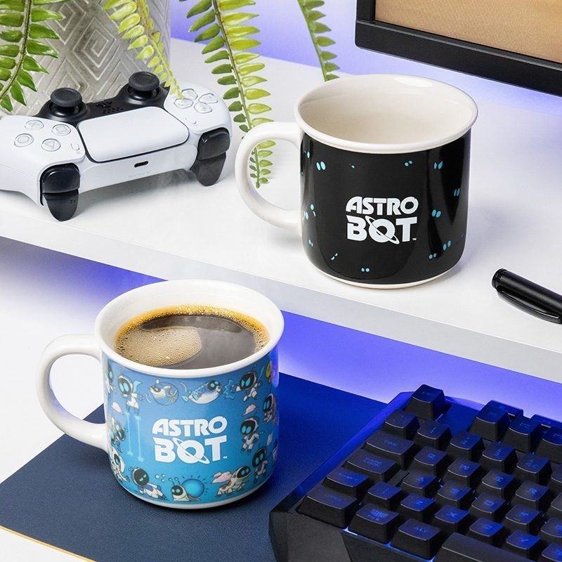 Paladone PP15505AB Astro Bot warmteveranderende mok, blauw/wit (1 stuk)