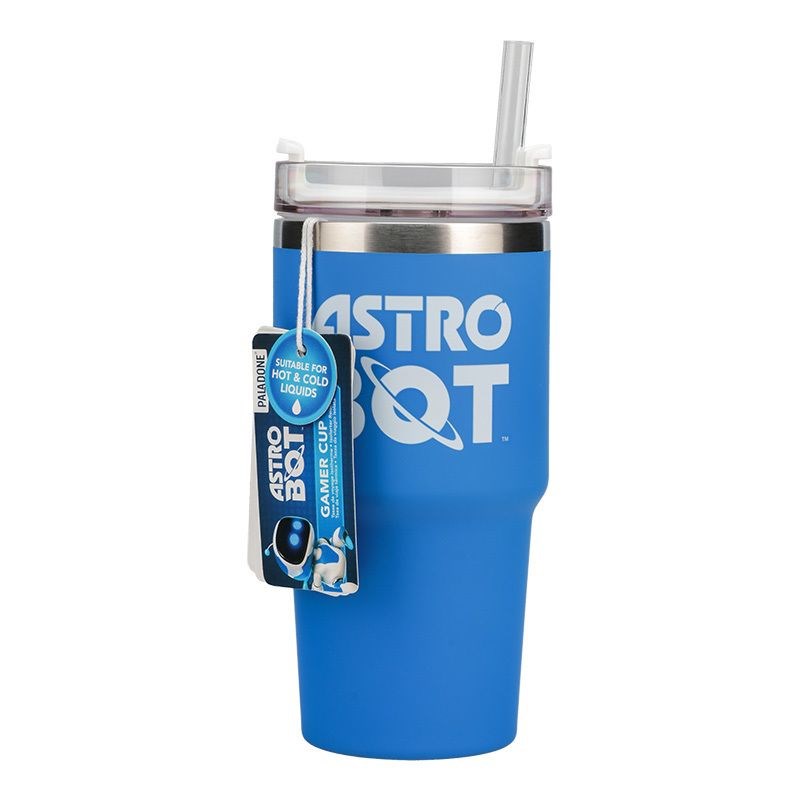 Paladone PP15504AB Astro Bot reisbeker, 600 ml, blauw