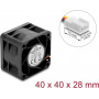 Delock 67650 DC axiale ventilator 12 V, 40 x 40 x 28 mm