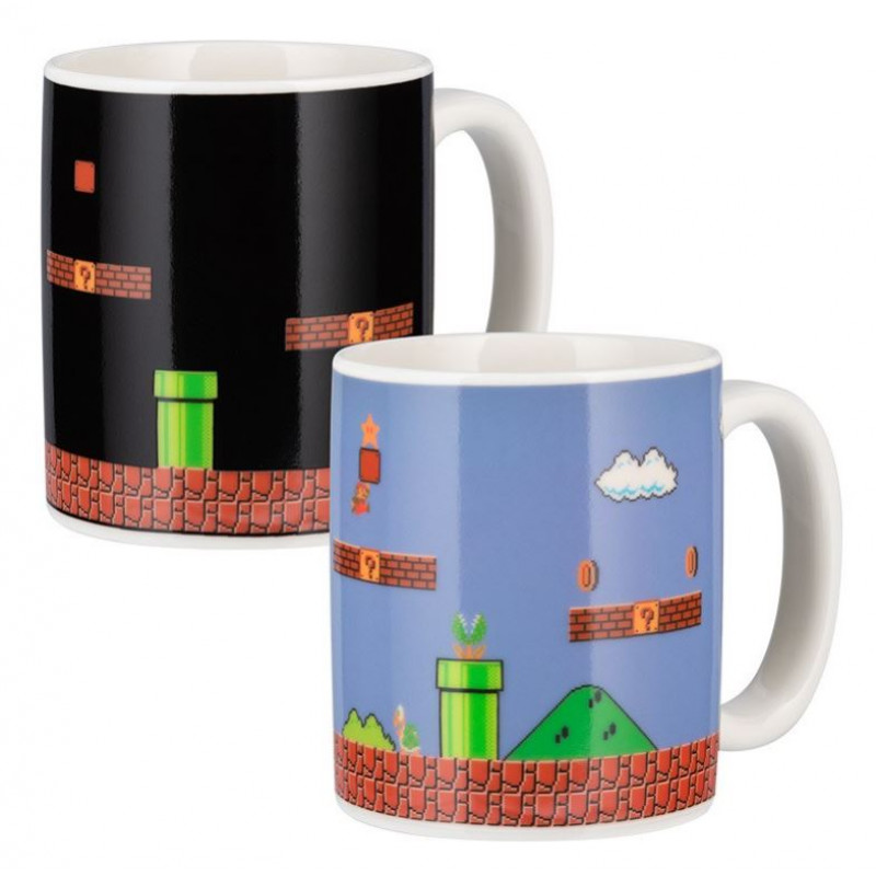 Paladone PP2927NN Super Mario Bros. warmteveranderende mok, veelkleurig