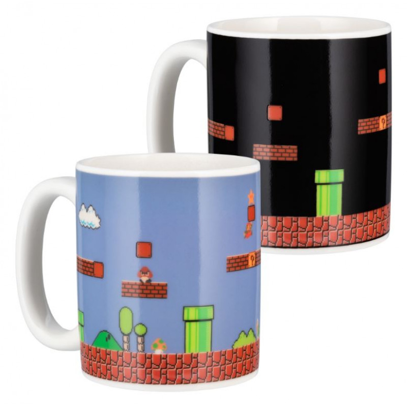 Paladone PP2927NN Super Mario Bros. warmteveranderende mok, veelkleurig