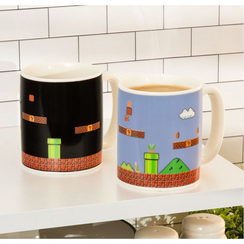 Paladone PP2927NN Super Mario Bros. warmteveranderende mok, veelkleurig