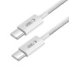 Tech-Protect Ultraboost Lite USB-C / USB-C-kabel PD60W/3A 200 cm, Cool Grey