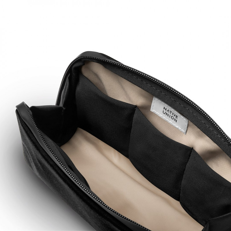 Native Union W.F.A Stow Lite organizer voor mobiele accessoires, zwart