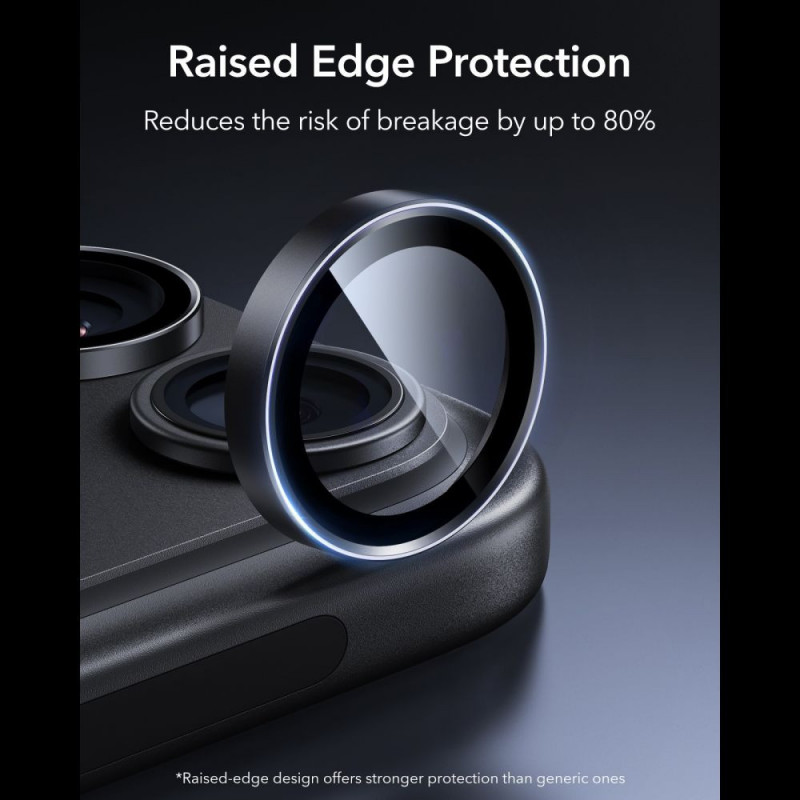 ESR Armorite camerabeschermer voor Apple iPhone 18 Pro / 18 Pro Max, zwart