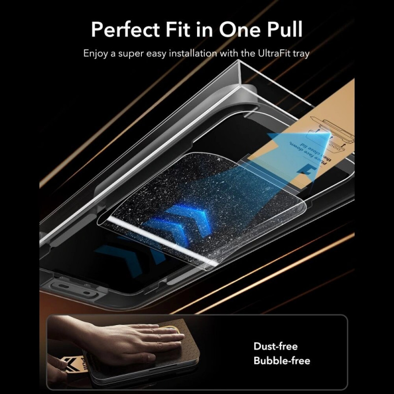 ESR UltraFit Armorite Pro gehard glas voor Samsung Galaxy S26 Ultra, transparant