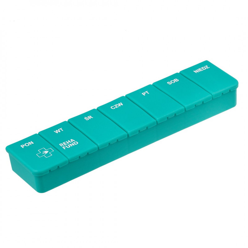 Rehafund RF-354 wekelijkse pillenorganizer voor 1 moment per dag