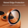ESR Armorite camerabeschermer voor Apple iPhone 14 Pro / Max / 15 Pro / Max / 16 Pro / Max / 17 Pro / Max, oranje