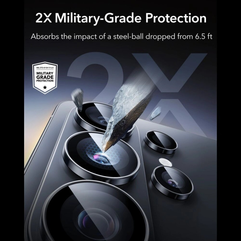 ESR Armorite camerabescherming voor Samsung Galaxy S26 Ultra, zwart