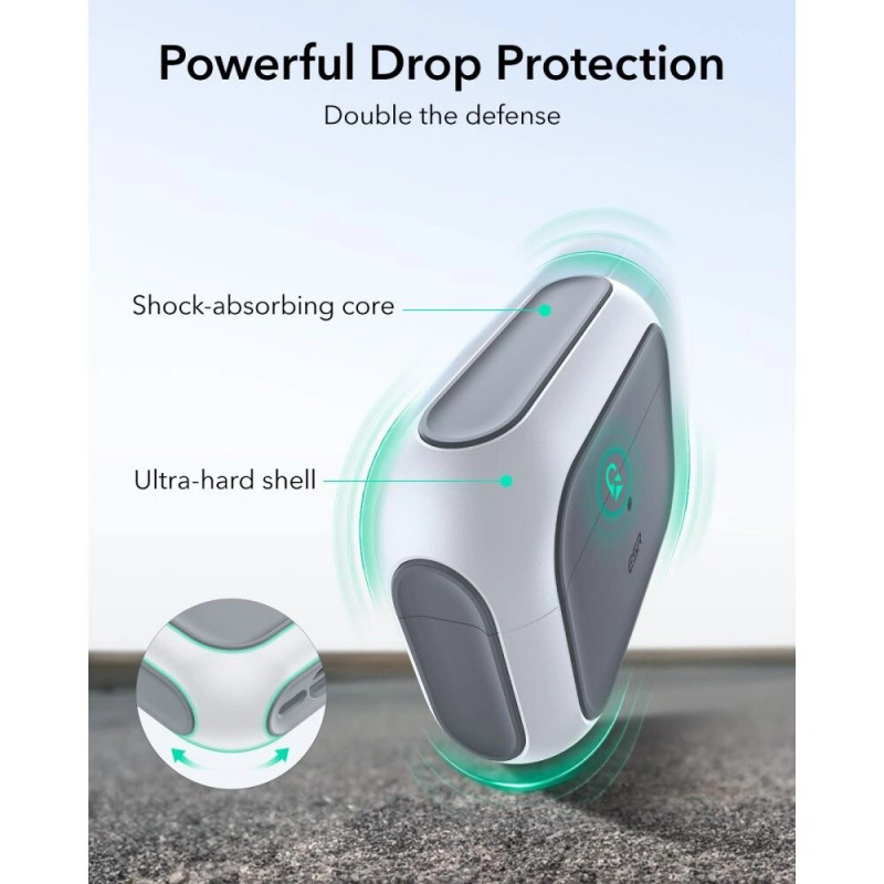 ESR Orbit HaloLock MagSafe-hoesje voor Apple AirPods Pro 3, wit
