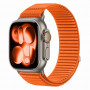 Tech-Protect Nylonloop Apple Watch 8 / 9 / 10 / 11 / 12 / SE / Ultra 44/45/46/49 mm horlogeband, oranje