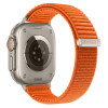 Tech-Protect Nylonloop Apple Watch 8 / 9 / 10 / 11 / 12 / SE / Ultra 44/45/46/49 mm horlogeband, oranje
