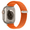 Tech-Protect Nylonloop Apple Watch 8 / 9 / 10 / 11 / 12 / SE / Ultra 44/45/46/49 mm horlogeband, oranje