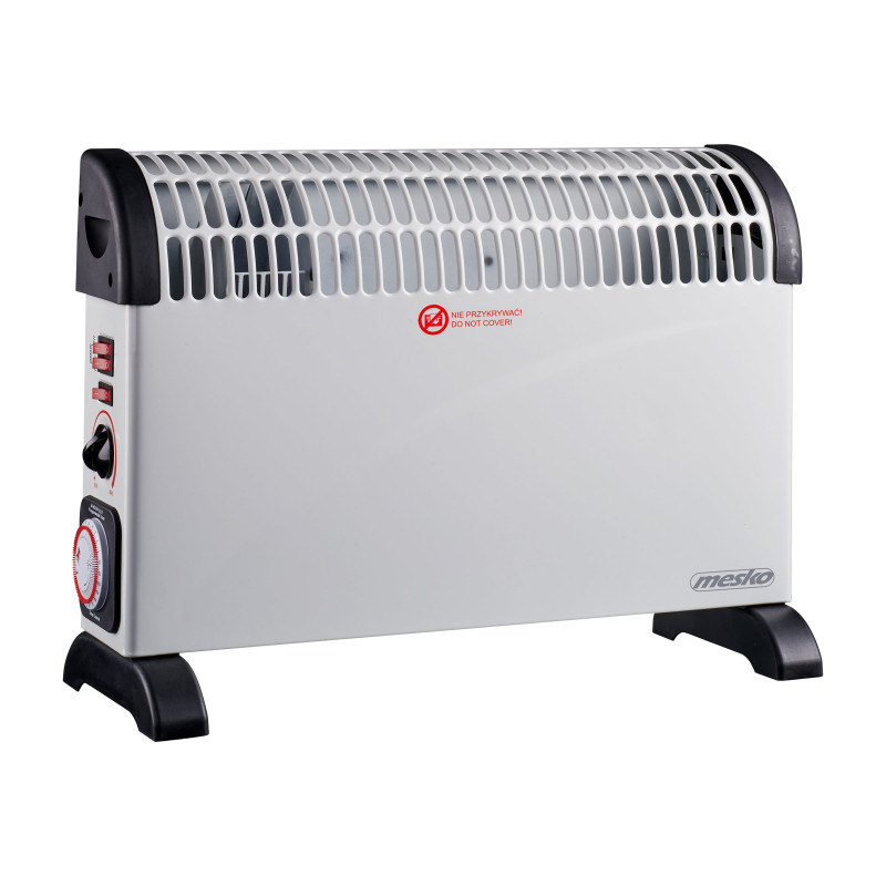 Mesko MS 7741w convectorverwarming met timer en turboventilator, 2000 W, wit