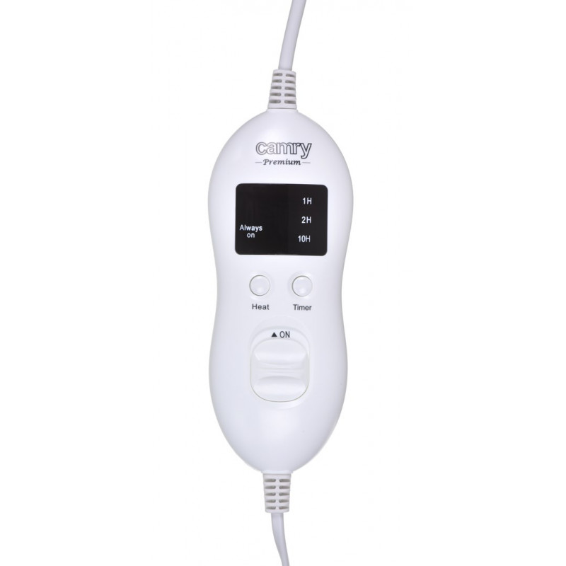Camry CR 7435 Elektrische deken met timer, 8 warmtestanden, 1 persoon, 60 W