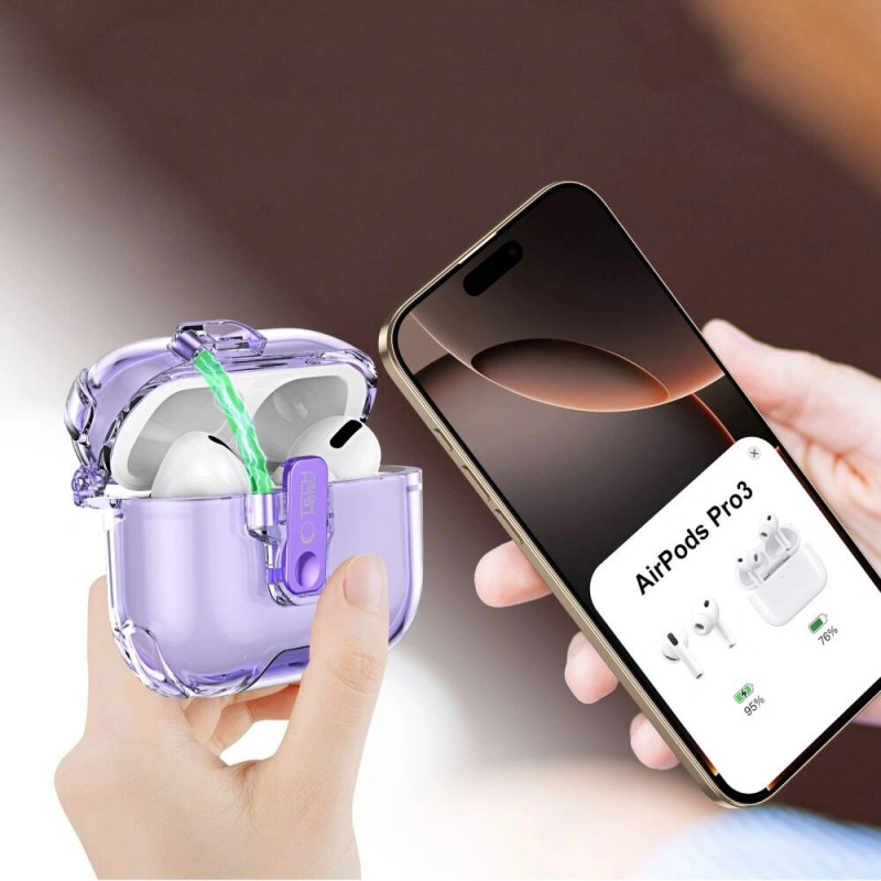 Tech-Protect Bounce Pro Apple AirPods Pro 3-oplaadhoesje, roze
