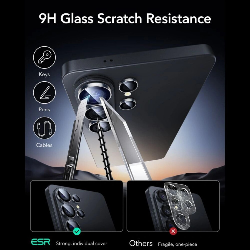 ESR Armorite camerabeschermer voor Samsung Galaxy S26 Ultra, transparant