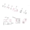 LogiLink FA02LC8 Glasvezeladapter LC Duplex, 12 stuks, met flens, violet