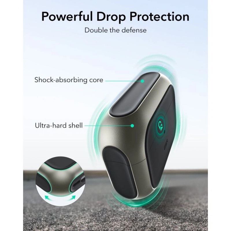 ESR Orbit HaloLock MagSafe-hoesje voor Apple AirPods Pro 3, titanium