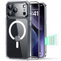 ESR Classic Hybrid MagSafe-hoesje met gehard glas voor Apple iPhone 17 Pro Max, transparant