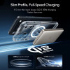 ESR Classic Hybrid MagSafe-hoesje met gehard glas voor Apple iPhone 17 Pro Max, transparant