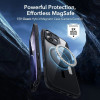 ESR Classic Hybrid MagSafe-hoesje met gehard glas voor Apple iPhone 17, transparant/zwart