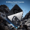 ESR Classic Hybrid MagSafe-hoesje met gehard glas voor Apple iPhone 17, transparant/zwart
