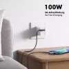LogiLink CU0460 USB 2.0 Type-C-kabel, C/M 90° naar C/M 90°, 480 Mbps, 100W, metaal, zilver/zwart, 0,5 m