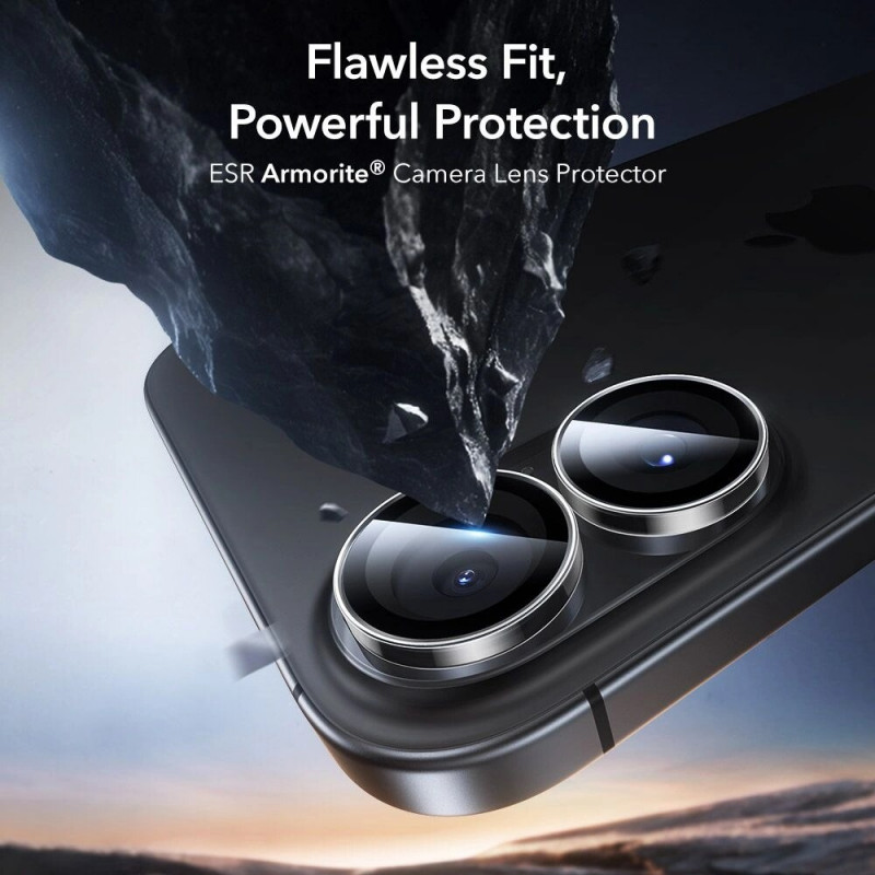 ESR Armorite camerabescherming voor Apple iPhone 16 / 16 Plus / 17, transparant (ESR930)