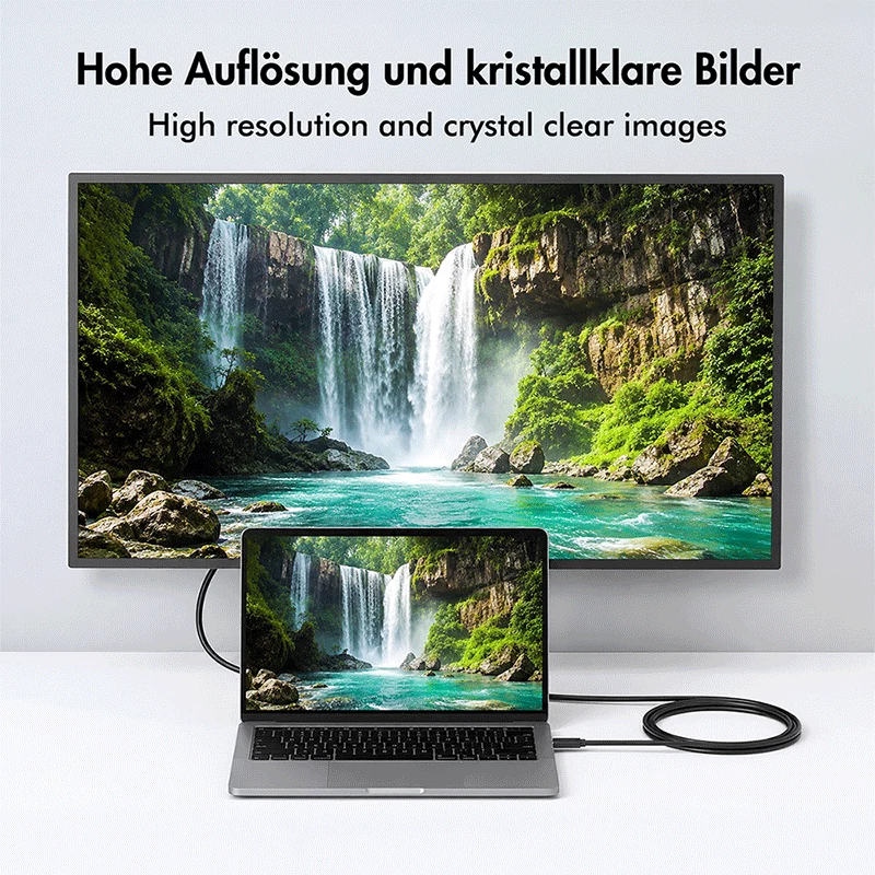 Logilink UA0474 USB 3.2 Gen1 Type-C-kabel, C/M naar DVI-D/M, 1080p/60 Hz, zwart, 3 m