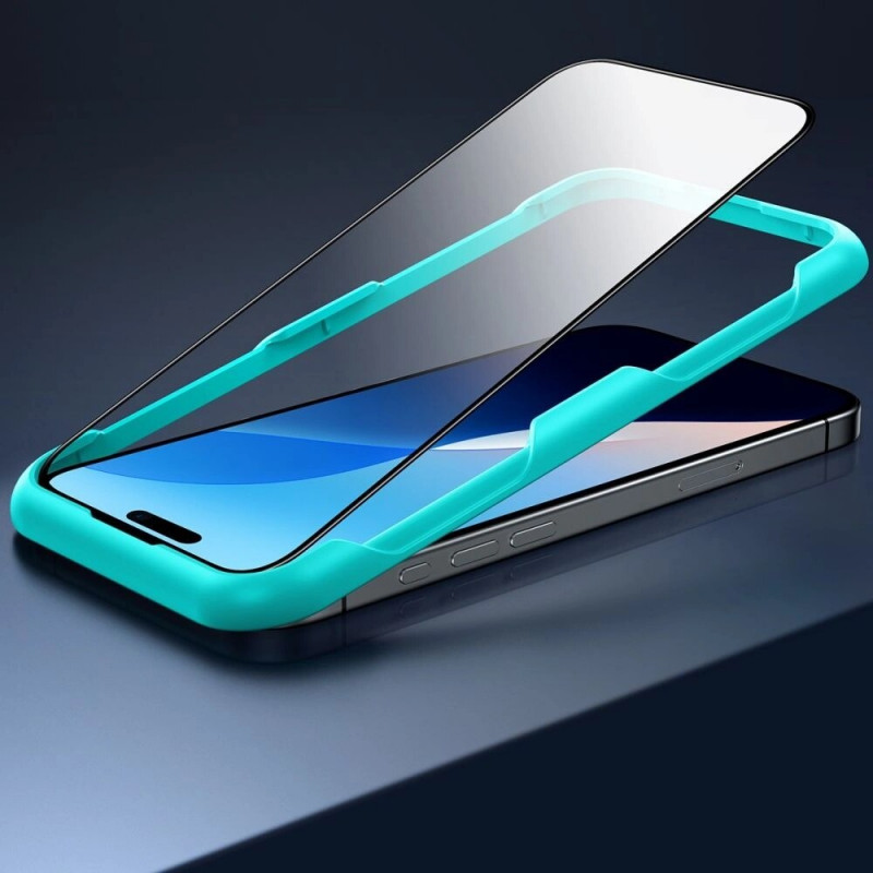 ESR gehard glas voor Apple iPhone 16, transparant (2 stuks)
